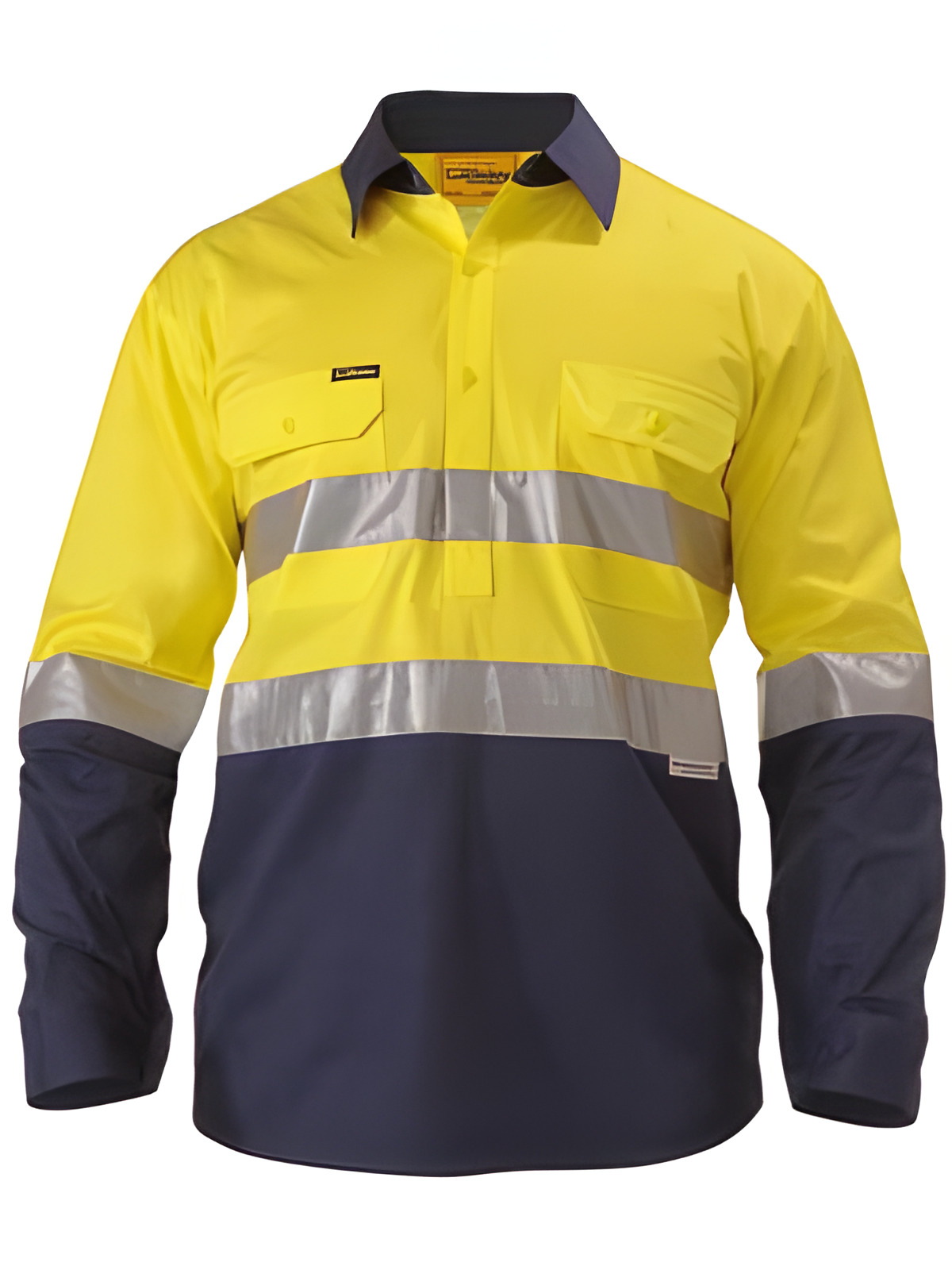 Taped Hi Vis Closed Front Cool Lightweight Shirt – image 2
