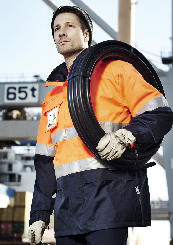 Mens Hi Vis Ultralite Waterproof Jacket illustration