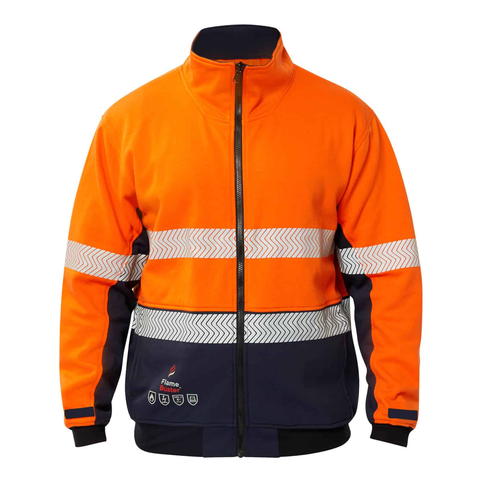 FR Hi Vis Segmented Reflective fleece – image 2
