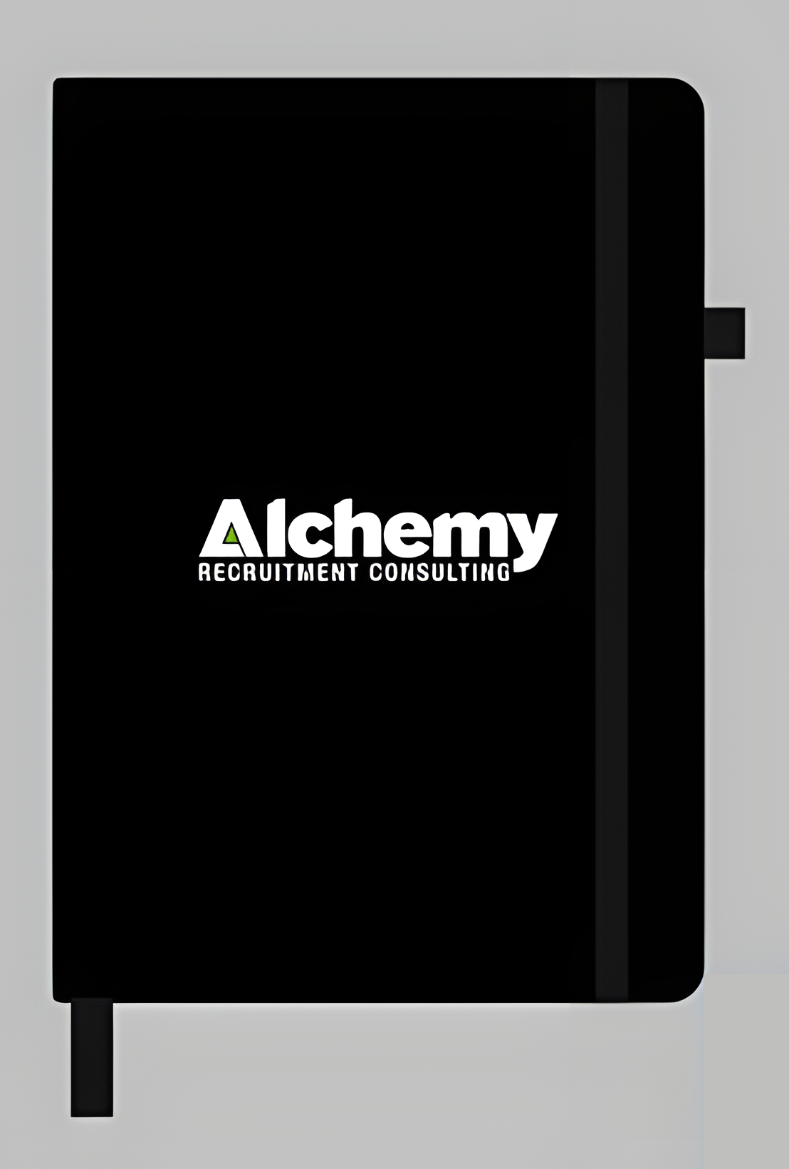 Custom Branded Notebook & Pen illustration