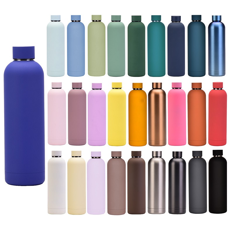 Soft Touch Double Insulated Water Bottle illustration
